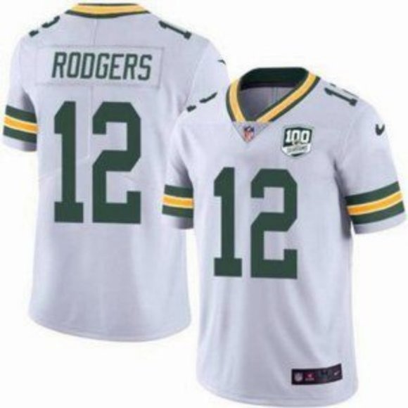 aaron rodgers nfl 100 jersey